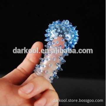 FL001/Wholesale sex toys for men/women,soft rubber finger sleeve massage